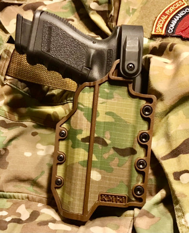 KMFJ-DA-LVL2 (MULTICAM) with KMFJ BA 90VU9, Belt Adapter