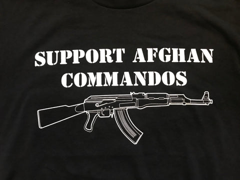 SUPPORT AFGHAN COMMANDOS - T SHIRT