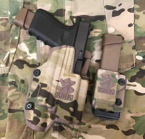 DA GUNSLINGER X300ULTRA HOLSTER & DA MAGAZINE HOLDER SERVICE GRADE (MC) Anti-IR Laminate